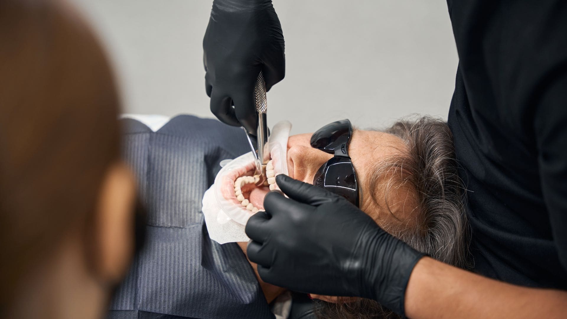 Man undergoing wisdom teeth removal - Midland Bay Dental.