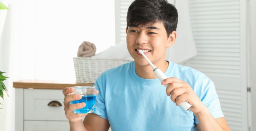 Brushing teeth vs mouthwash - insights from Midland Bay Dental.